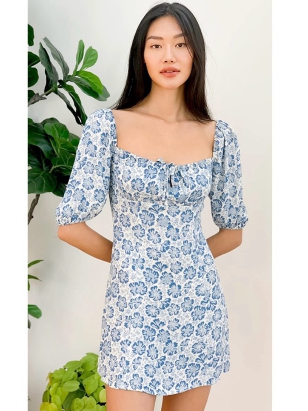 Reformation Sette Floral Mini Dress 2